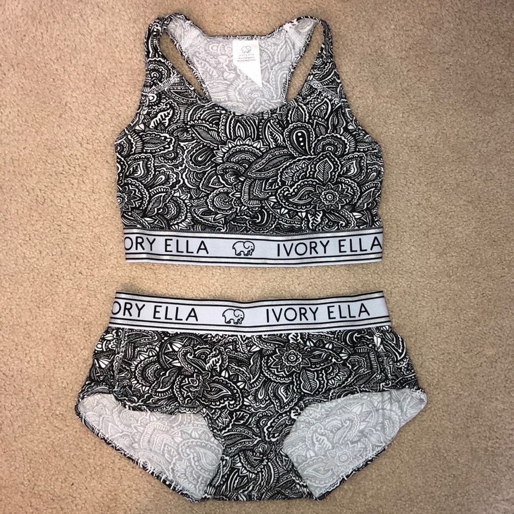 Ivory Ella bra and underwear set